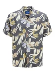 JACK & JONES Hemd beige/hellblau/dunkelgrau/oliv