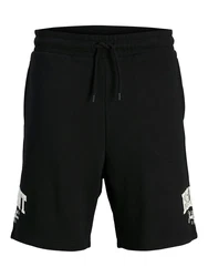 JACK & JONES Shorts 'JPSTKANE DETROIT' schwarz/weiß