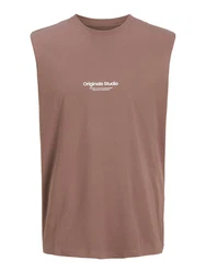 JACK & JONES 'JORVesterbro' mokka/weiß