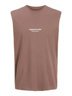 JACK & JONES 'JORVesterbro' mokka/weiß