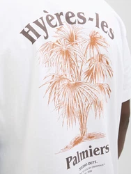 JACK & JONES T-Shirt 'JORPAROS EASTERSKETCH' champagner/dunkelorange/schwarz/weiß