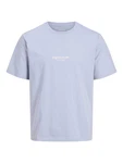 JACK & JONES T-Shirt JORVesterbro hellblau/weiß