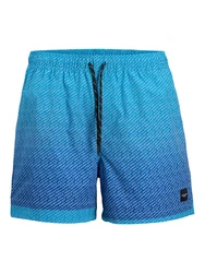 JACK & JONES Badeshorts JPSTMAUI cyanblau/dunkelblau