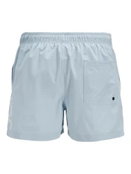 JACK & JONES Badeshorts JPSTMAUI hellblau/weiß