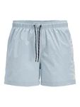 JACK & JONES Badeshorts JPSTMAUI hellblau/weiß