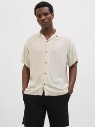 JACK & JONES Hemd 'JJEJEFF' sand