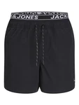 JACK & JONES Badeshorts 'JPSTMAUI' schwarz/offwhite