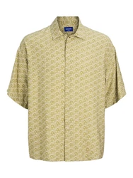 JACK & JONES Hemd grün/khaki/offwhite