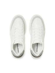 JACK & JONES Sneaker 'JFWASPIRE COURT' grau/dunkelgrau/weiß