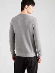Jack & Jones Premium Pullover 'JPRBLUNOAH' marineblau/graumeliert