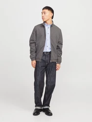 Jack & Jones Blouson JJERUSH HARRINGTON BOMBER NOOS dunkelgrau