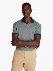 TOMMY HILFIGER Poloshirt dunkelgrn/weiß