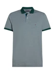 TOMMY HILFIGER Poloshirt dunkelgrn/weiß