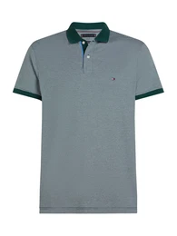 Poloshirt dunkelgrn / wei