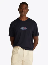 TOMMY HILFIGER T-Shirt marine / rot / weiß