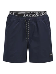 Badeshorts 'JPSTMaui' navy / schwarz / wei