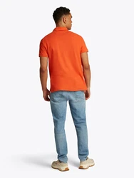 TOMMY HILFIGER Poloshirt blau / orange