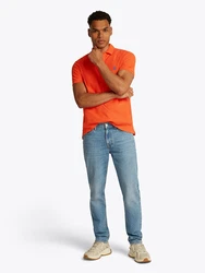 TOMMY HILFIGER Poloshirt blau / orange
