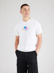 Nike Sportswear T-Shirt 'COSMIC YTH 2' blau/gelb/dunkellila/weiß