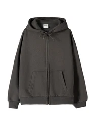 Bershka Sweatjacke anthrazit