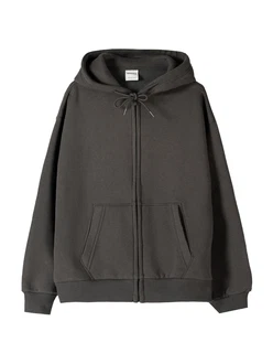Bershka Sweatjacke anthrazit