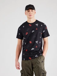 Nike Sportswear T-Shirt dunkelgrau/rot/schwarz/weiß