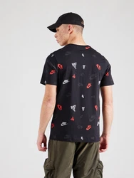 Nike Sportswear T-Shirt dunkelgrau/rot/schwarz/weiß