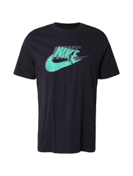 Nike Sportswear T-Shirt FUTURA dunkelgrau/jade/schwarz