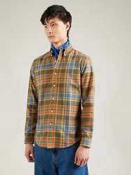 Polo Ralph Lauren Hemd blau/dunkelgelb/oliv/mandarine