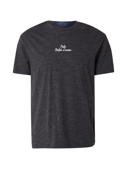 Polo Ralph Lauren T-Shirt schwarzmeliert/weiß