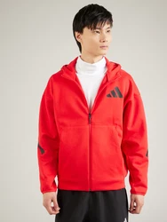ADIDAS SPORTSWEAR Z.N.E. ZIP-HOODIE rot/schwarz
