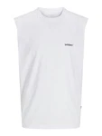 JACK & JONES T-Shirt Top lila/orange/schwarz/weiß