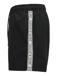 JACK & JONES Badeshorts 'JPSTMaui' schwarz/offwhite