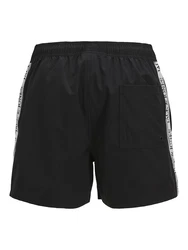JACK & JONES Badeshorts 'JPSTMaui' schwarz/offwhite