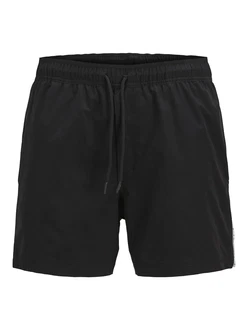 JACK & JONES Badeshorts 'JPSTMaui' schwarz/offwhite