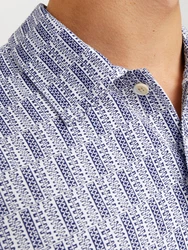 JACK & JONES Hemd navy / weiß