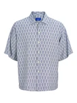 JACK & JONES Hemd navy / weiß