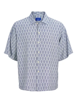 JACK & JONES Hemd navy / weiß JACK & JONES Hemd navy / weiß