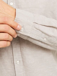 JACK & JONES Hemd 'JJEBREEZE' beigemeliert
