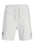 JACK & JONES Shorts 'JPSTKANE DETROIT' blau/schwarz/weimeliert
