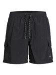JACK & JONES Badeshorts JPSTNAXOS schwarz