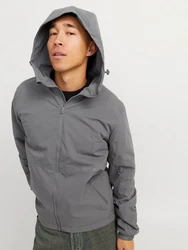 Jack & Jones Outdoorjacke JJEURBAN LIGHT JACKET SN grau