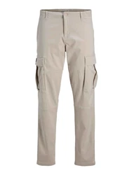 JACK & JONES Hose JPSTKANE JONNIE hellgrau