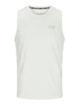 Jack & Jones Muskelshirt JCOCNZ TANK TOP SN grau/weiß