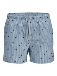 Badeshorts 'JPSTMaui' opal / hellblau / dunkelblau
