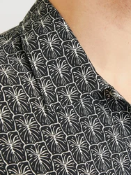 JACK & JONES Hemd hellbeige/schwarz