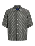 JACK & JONES Hemd hellbeige/schwarz