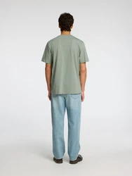 SELECTED HOMME T-Shirt SLHASPEN grünmeliert