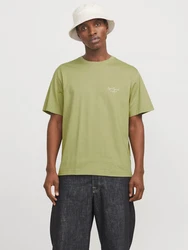 Jack & Jones T-Shirt JORISLINGTON goldgelb/oliv/schwarz/weiß