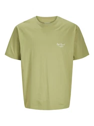 Jack & Jones T-Shirt JORISLINGTON goldgelb/oliv/schwarz/weiß